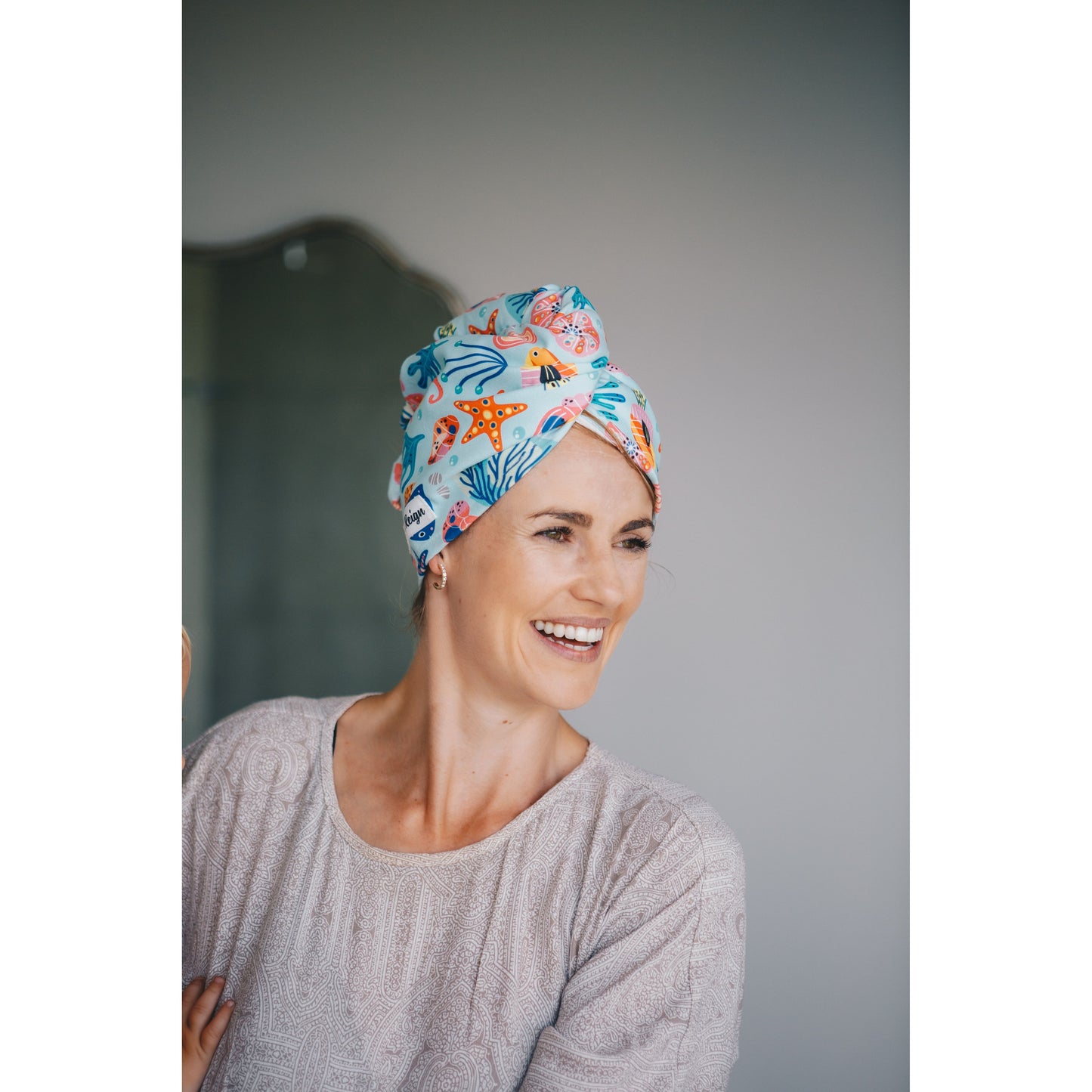 Quick-Dry Hair Towel - Seashell Treasures