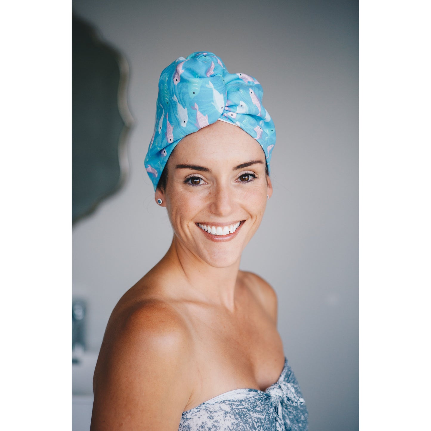 Quick-Dry Hair Towel - Lucky Fish