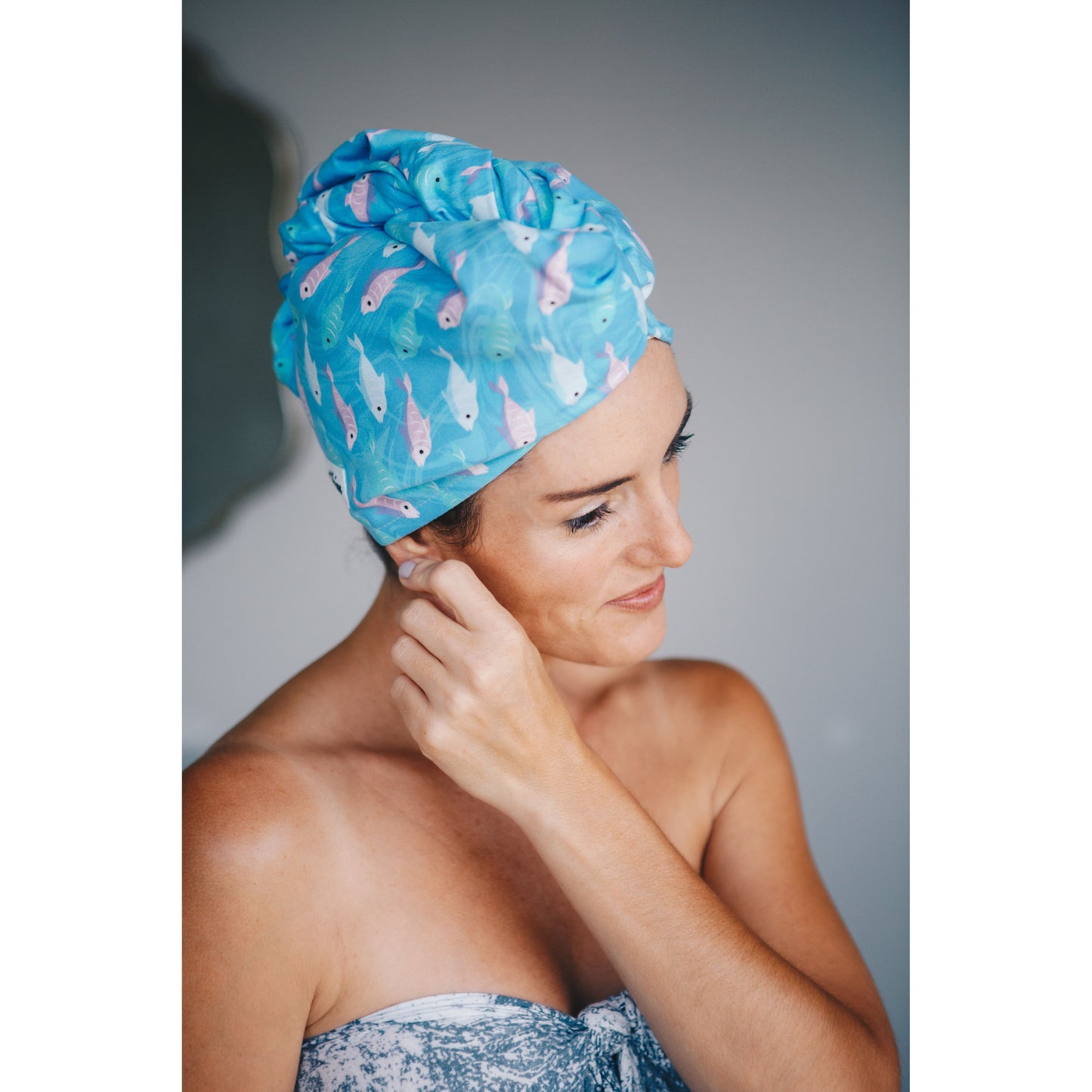 Quick-Dry Hair Towel - Lucky Fish