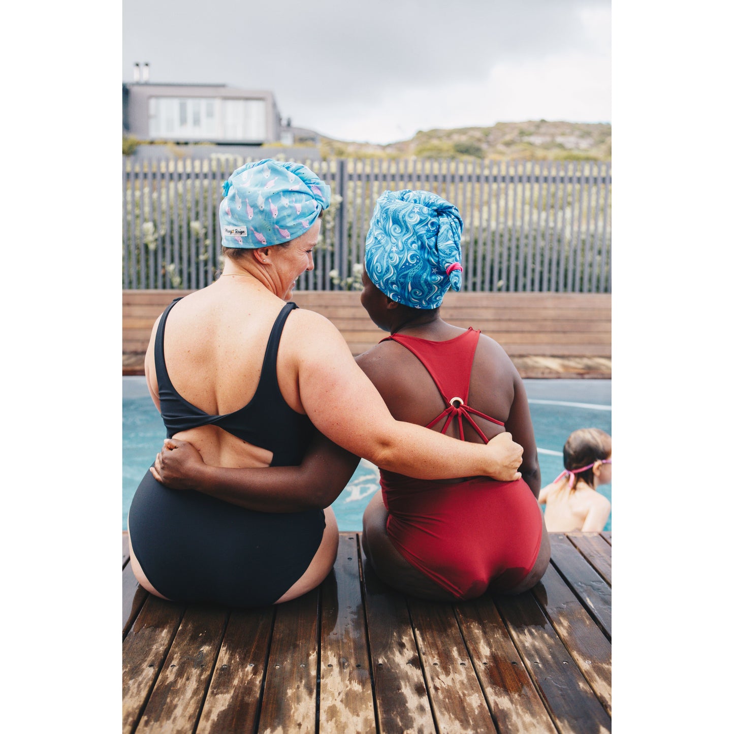 Quick-Dry Hair Towel - Ocean Elegance