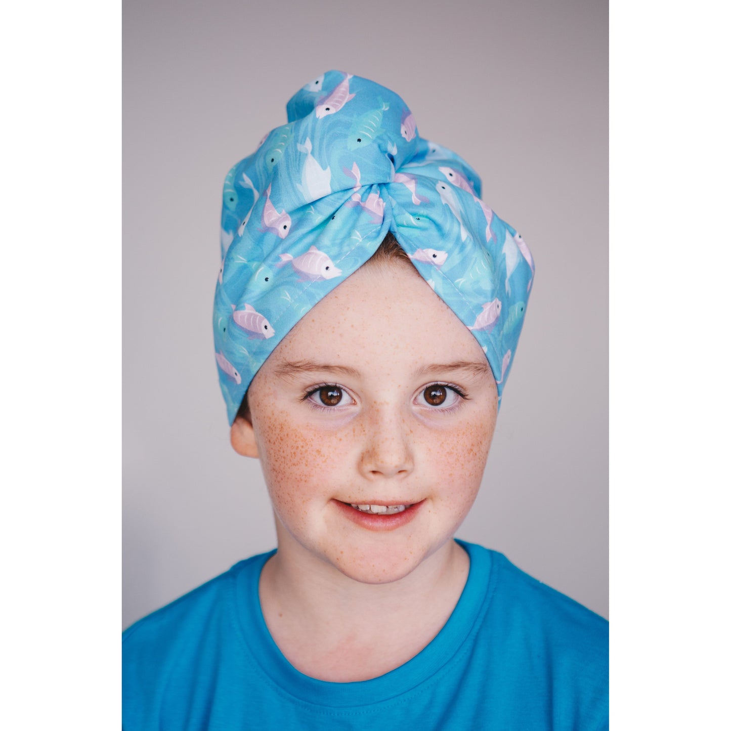Quick-Dry Hair Towel - Lucky Fish