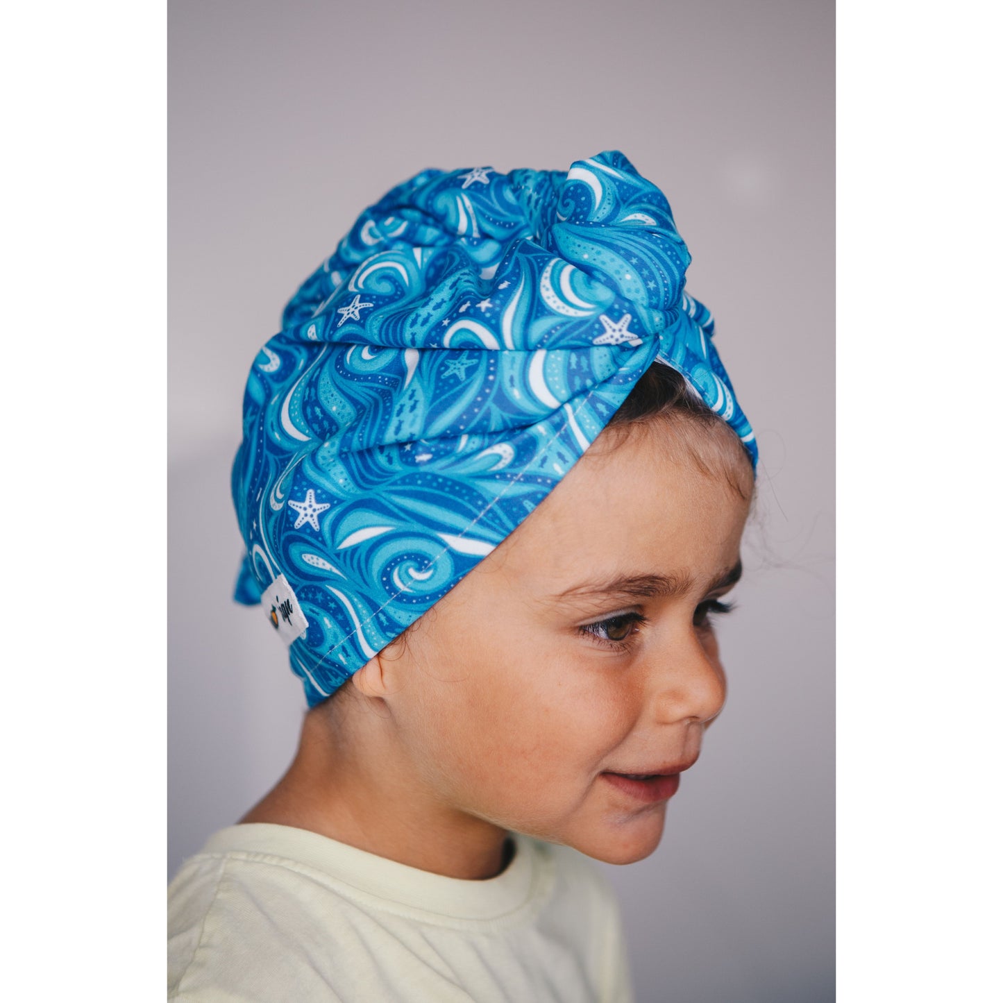 Quick-Dry Hair Towel - Ocean Elegance