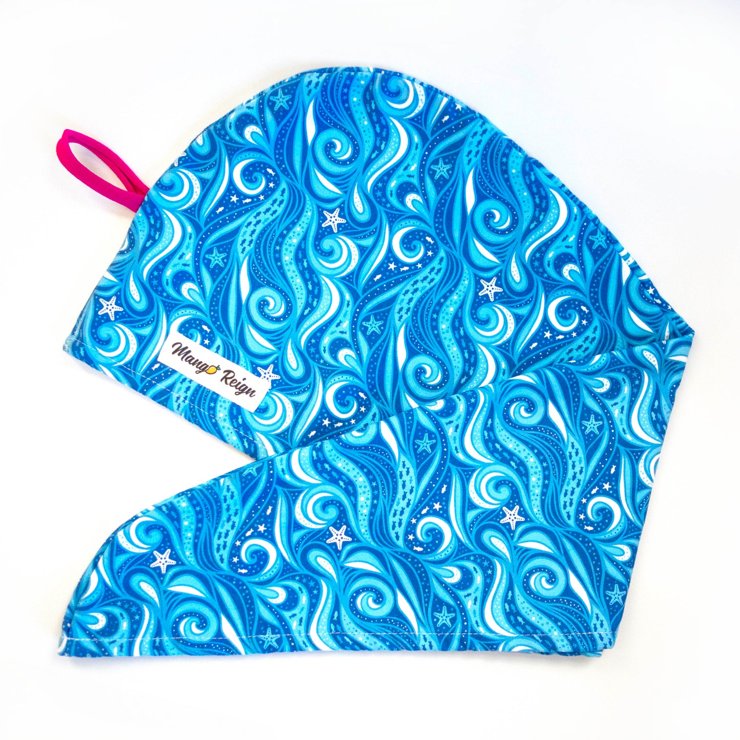 Quick-Dry Hair Towel - Ocean Elegance