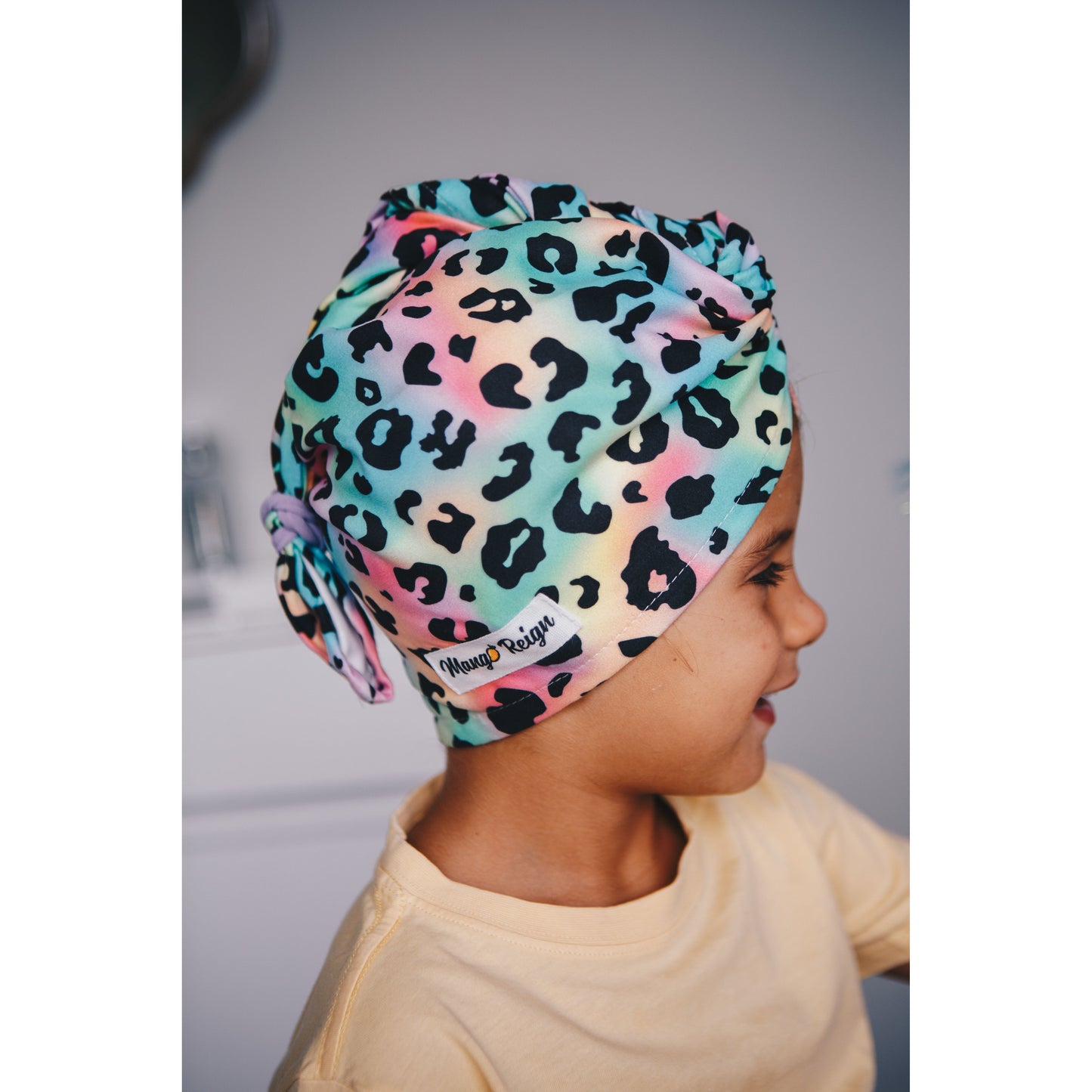 Quick-Dry Hair Towel - Vibrant Leopard